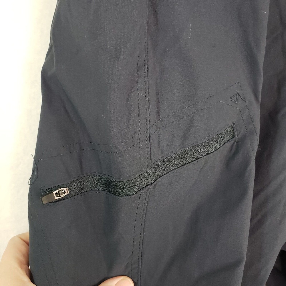 Eddie Bauer Outdoor Pant Mens 38x32 Navy Blue Straight Hiking Travel Lightweight - Picture 7 of 14